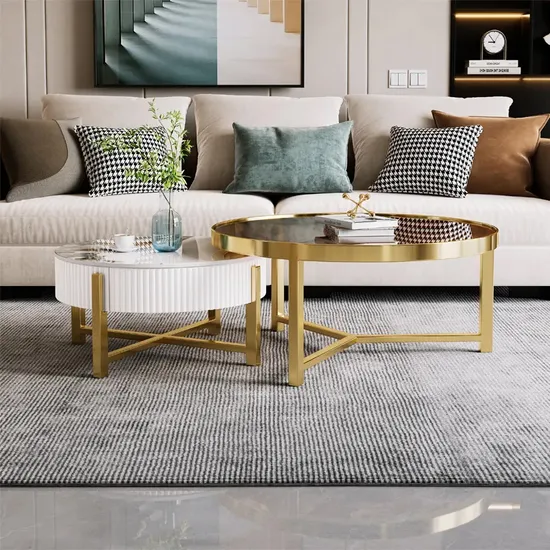 China Wholesale Nova madeira cinza pintura mesa lateral da sala de estar, mesa de cabeceira retangular pequena para quarto de casa, sofá pequeno que economiza espaço, mesa de chá e café