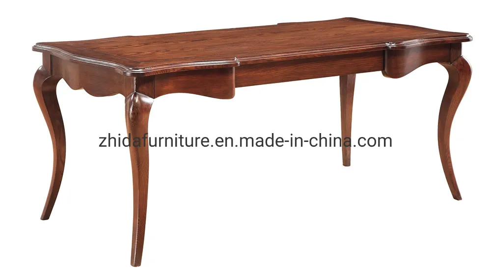 Villa de móveis concisos antigos em estilo americano, mesa de cabeceira grande branca/preta/natural/marrom